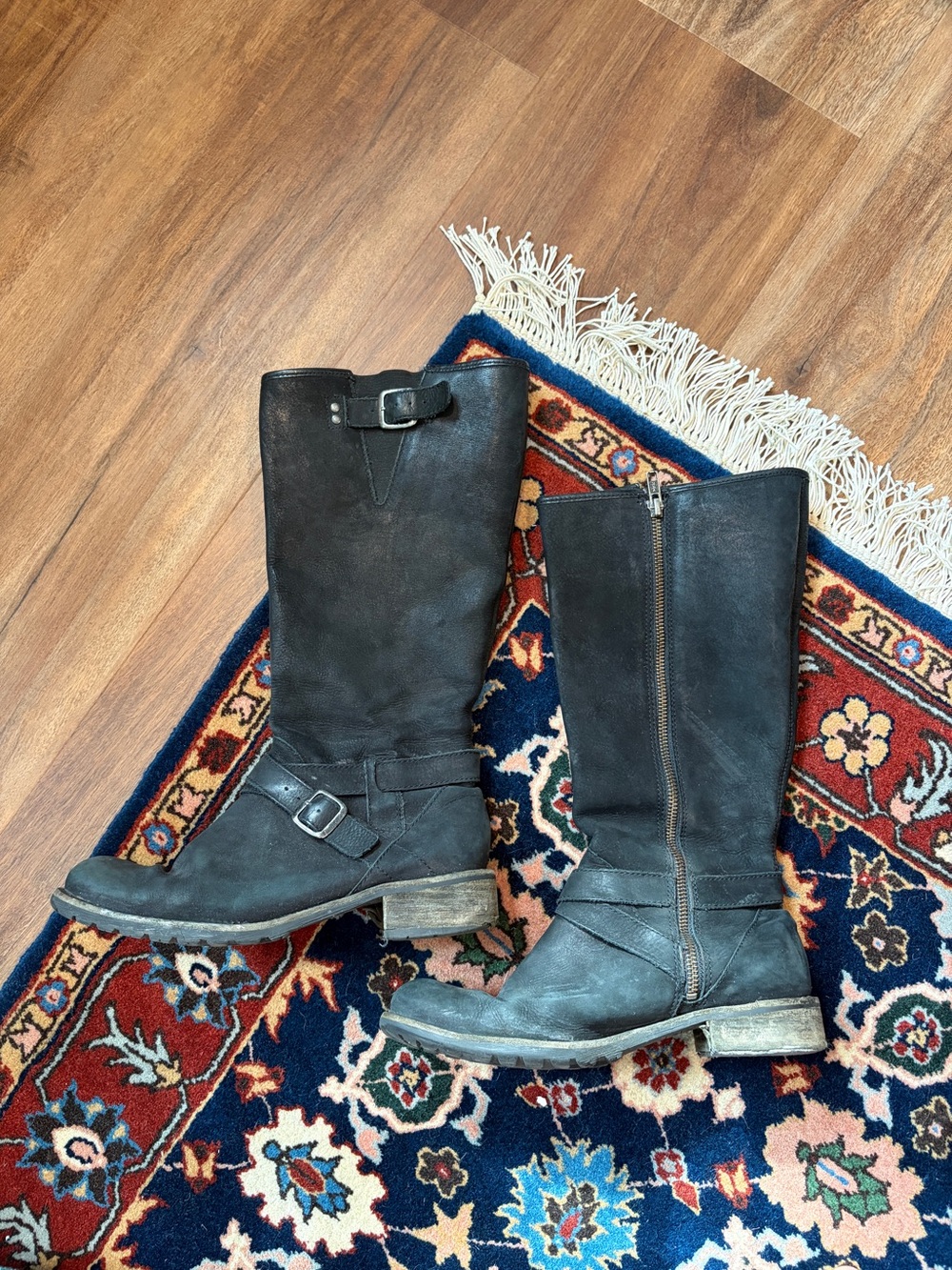 L.L. Bean Black Suede Boots